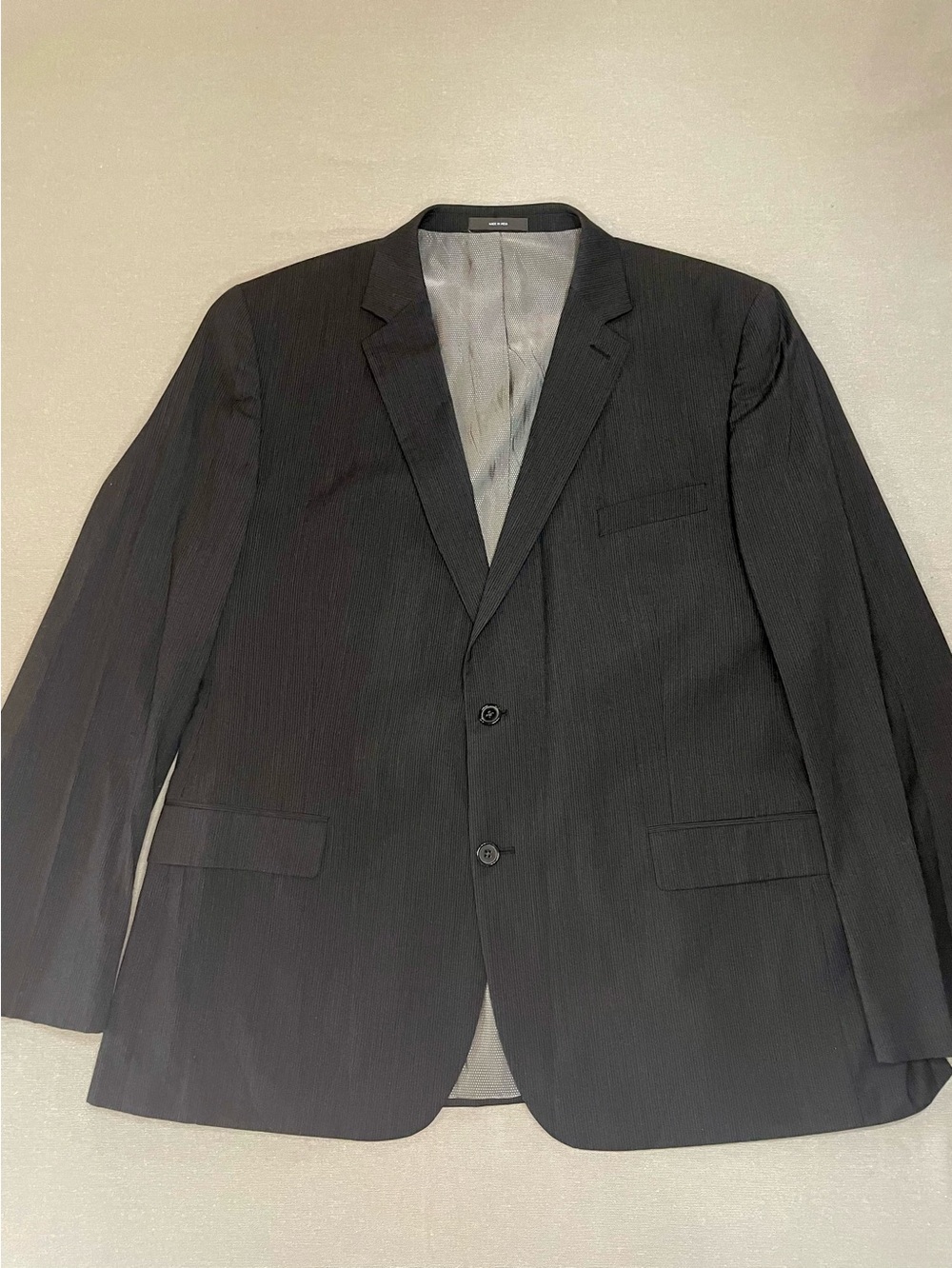 Joe by Joseph Abboud Black Men's Two-Button Suit Jacket